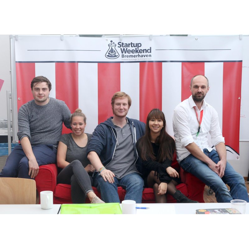 Das Team um Carrierland, von links nach rechts:Stefan, Ann-Maria, Moi, Maria, Patrick